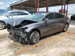 Ford Fusion salvage cars for sale: 2017 Ford Fusion Titanium HEV