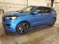 Salvage cars for sale at Avon, MN auction: 2019 Ford Edge ST