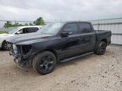 Salvage cars for sale at Houston, TX auction: 2019 Dodge RAM 1500 BIG HORN/LONE Star