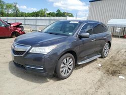 Salvage cars for sale from Copart Spartanburg, SC: 2016 Acura MDX Technology