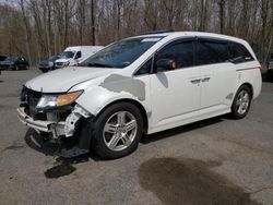 Salvage cars for sale from Copart East Granby, CT: 2012 Honda Odyssey Touring