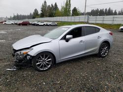Salvage cars for sale from Copart Graham, WA: 2018 Mazda 3 Touring