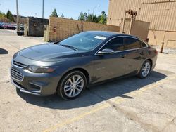 Chevrolet Malibu lt salvage cars for sale: 2017 Chevrolet Malibu LT