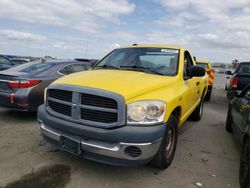 Salvage cars for sale from Copart Martinez, CA: 2007 Dodge RAM 1500 ST