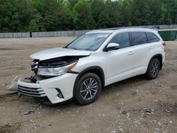 Toyota Highlander salvage cars for sale: 2017 Toyota Highlander SE