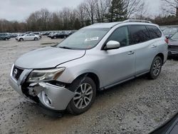 Salvage cars for sale from Copart North Billerica, MA: 2013 Nissan Pathfinder S