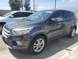 Salvage cars for sale from Copart Rancho Cucamonga, CA: 2017 Ford Escape SE