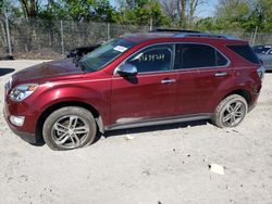 Chevrolet salvage cars for sale: 2016 Chevrolet Equinox LTZ