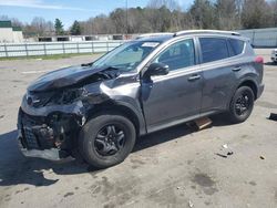 Salvage cars for sale at Assonet, MA auction: 2015 Toyota Rav4 LE