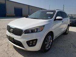 Salvage cars for sale at Haslet, TX auction: 2017 KIA Sorento SX