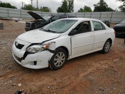 Salvage cars for sale at Oklahoma City, OK auction: 2010 Toyota Corolla Base