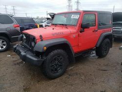 Salvage cars for sale at Elgin, IL auction: 2017 Jeep Wrangler Sport