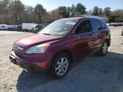 Salvage cars for sale from Copart Mendon, MA: 2008 Honda CR-V EX