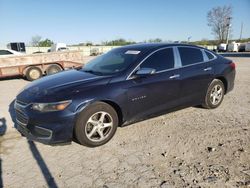 Salvage cars for sale from Copart Kansas City, KS: 2017 Chevrolet Malibu LS