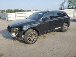 Salvage cars for sale from Copart Dunn, NC: 2017 Audi Q7 Premium Plus