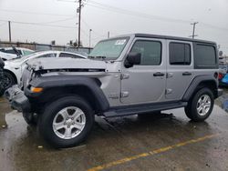 Salvage cars for sale at Los Angeles, CA auction: 2020 Jeep Wrangler Unlimited Sport