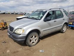 Salvage cars for sale from Copart Brighton, CO: 1998 Mercedes-Benz ML 320