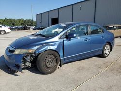 Salvage cars for sale from Copart Apopka, FL: 2010 Honda Civic LX