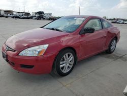 Salvage cars for sale from Copart Grand Prairie, TX: 2003 Honda Accord EX