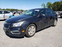 Salvage cars for sale from Copart Dunn, NC: 2015 Chevrolet Cruze LS