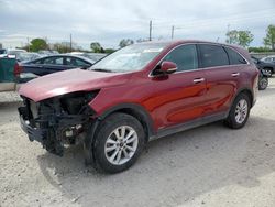 Salvage cars for sale at Des Moines, IA auction: 2020 KIA Sorento L