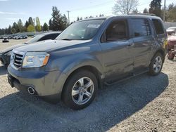 Salvage cars for sale from Copart Graham, WA: 2013 Honda Pilot EXL