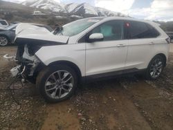 Salvage cars for sale at Reno, NV auction: 2015 Ford Edge Titanium