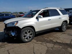 Salvage cars for sale at Woodhaven, MI auction: 2014 GMC Acadia SLT-2