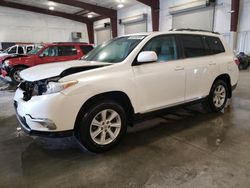 Salvage cars for sale from Copart Avon, MN: 2012 Toyota Highlander Base