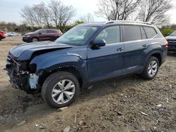Salvage cars for sale at Baltimore, MD auction: 2018 Volkswagen Atlas SE