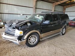Salvage cars for sale from Copart Houston, TX: 2011 Ford Expedition EL XLT