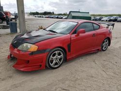 Salvage cars for sale at West Palm Beach, FL auction: 2004 Hyundai Tiburon GT