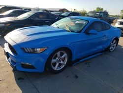 Salvage cars for sale from Copart Grand Prairie, TX: 2017 Ford Mustang