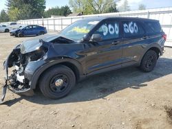Salvage cars for sale at Finksburg, MD auction: 2020 Ford Explorer Police Interceptor
