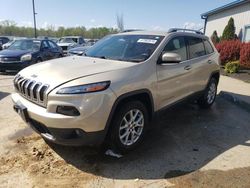 Salvage cars for sale from Copart Louisville, KY: 2015 Jeep Cherokee Latitude