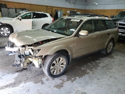 Salvage cars for sale at Kincheloe, MI auction: 2008 Subaru Outback 3.0R LL Bean