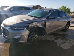 Salvage cars for sale at Grand Prairie, TX auction: 2024 Chevrolet Malibu RS