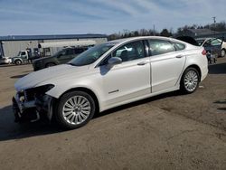 Salvage cars for sale at Pennsburg, PA auction: 2015 Ford Fusion SE Hybrid
