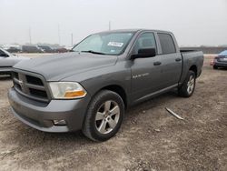 Vehiculos salvage en venta de Copart Temple, TX: 2012 Dodge RAM 1500 ST