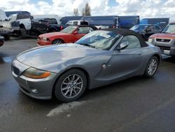 Salvage cars for sale from Copart Hayward, CA: 2004 BMW Z4 2.5