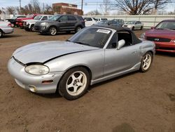 Salvage cars for sale from Copart New Britain, CT: 2000 Mazda MX-5 Miata Base