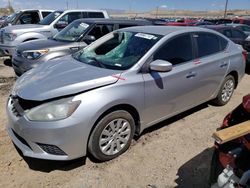 Salvage cars for sale from Copart Albuquerque, NM: 2016 Nissan Sentra S