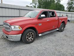 Salvage cars for sale from Copart Gastonia, NC: 2016 Dodge RAM 1500 Longhorn