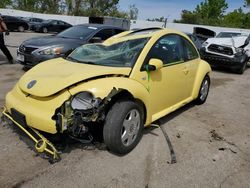 Volkswagen salvage cars for sale: 2001 Volkswagen New Beetle GLS