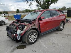 Salvage cars for sale from Copart Orlando, FL: 2018 Chevrolet Equinox LT