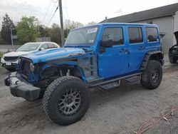 Salvage cars for sale from Copart York Haven, PA: 2014 Jeep Wrangler Unlimited Sahara
