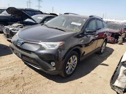 Toyota rav4 salvage cars for sale: 2017 Toyota Rav4 HV Limited