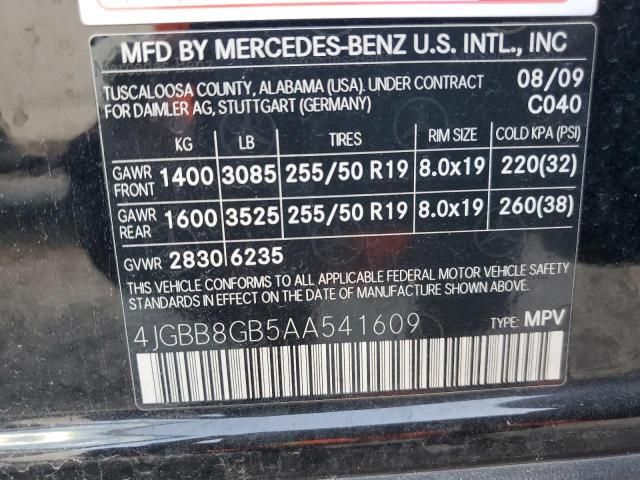 2010 Mercedes-Benz ML 350 4matic