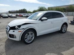 Salvage cars for sale at Las Vegas, NV auction: 2018 Audi Q5 Premium Plus