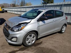 Salvage cars for sale from Copart Ham Lake, MN: 2020 Chevrolet Spark LS